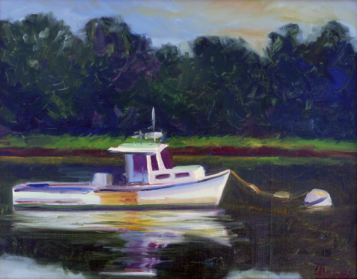 lorrie herman waterscapes Mosquito Boat